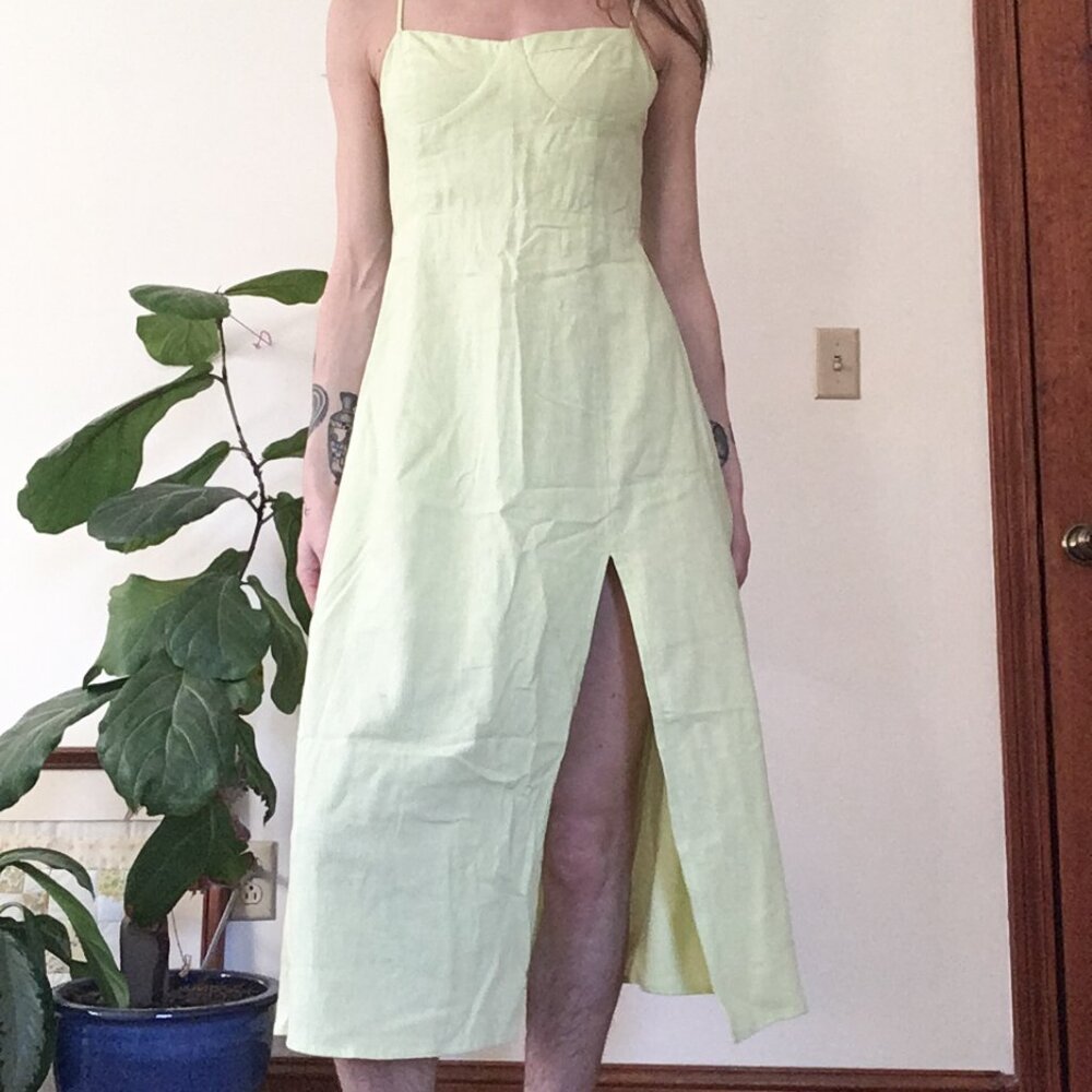Linen Midi Dress